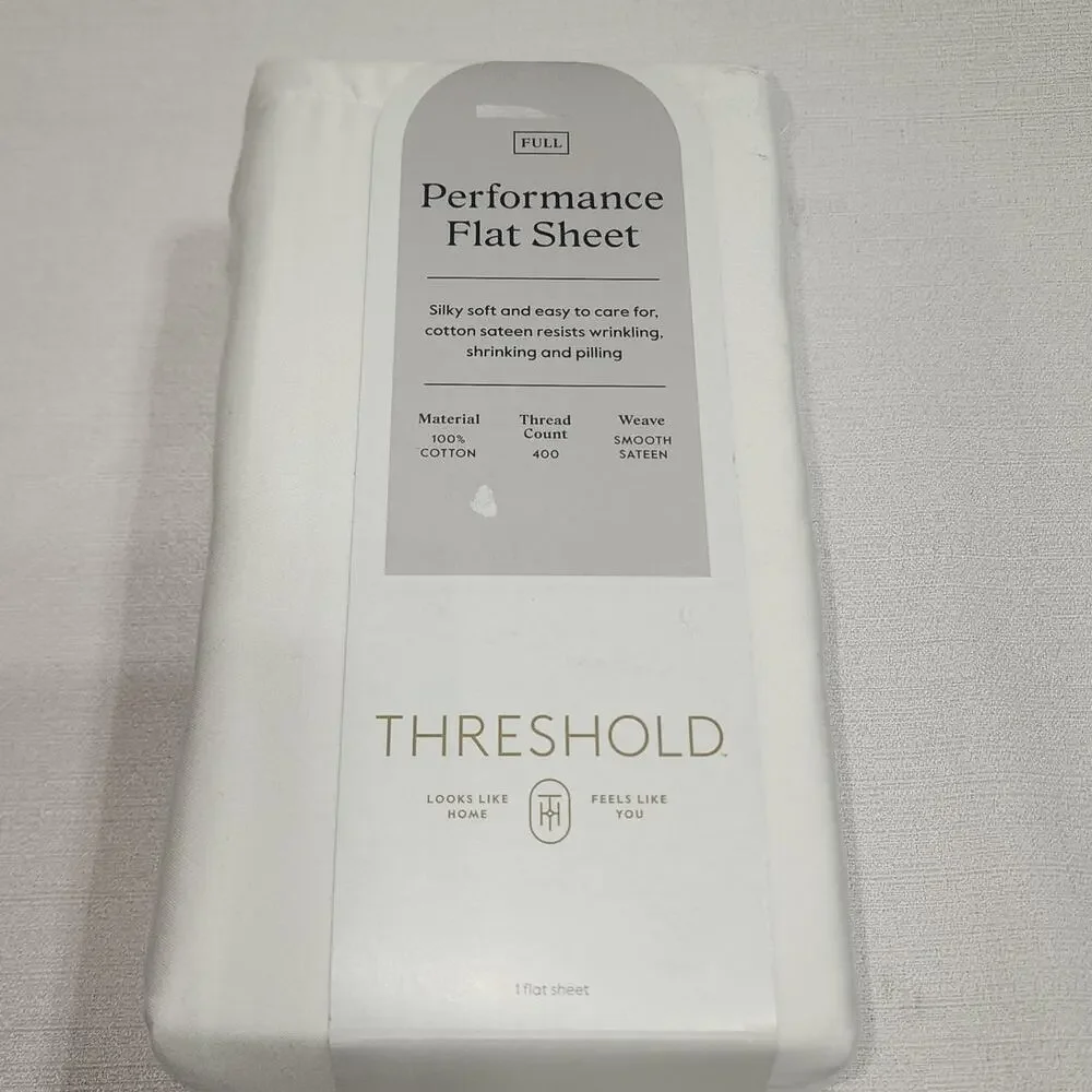Threshold W85'' x L96'' performance flat sheets